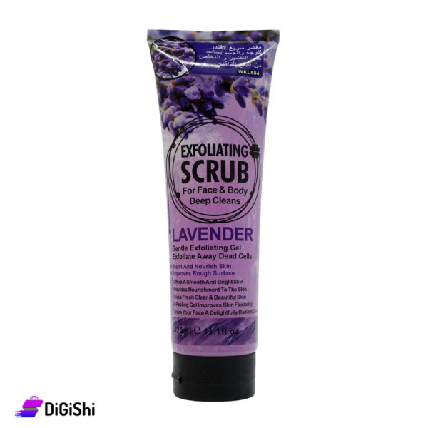 Fruit Of The Wokali Lavender Exfoliating Scrub For Face & Body Dead Cleansing