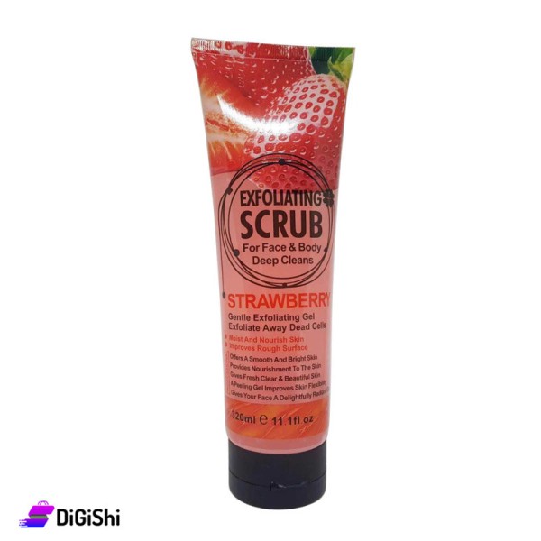 Fruit Of The Wokali Strawberry Exfoliating Scrub For Face & Body Dead Cleansing