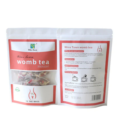 WINS TOWN Female Fertility Tea Fibroid Womb Detox Warm Womb Tea