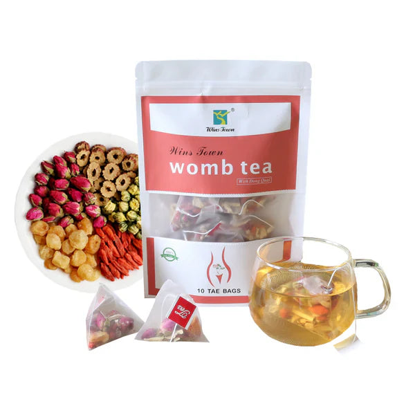 WINS TOWN Female Fertility Tea Fibroid Womb Detox Warm Womb Tea