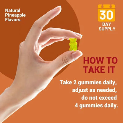 DAYNEE Vitamin E gummies fruity pineapple flavor skin Daily nutritional supplements for immune health antioxidant support Manufacturer