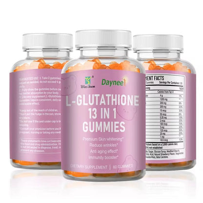 DAYNEE L-glutathione gummies skin whitening vitamins natural gummy Daily nutritional supplements Custom